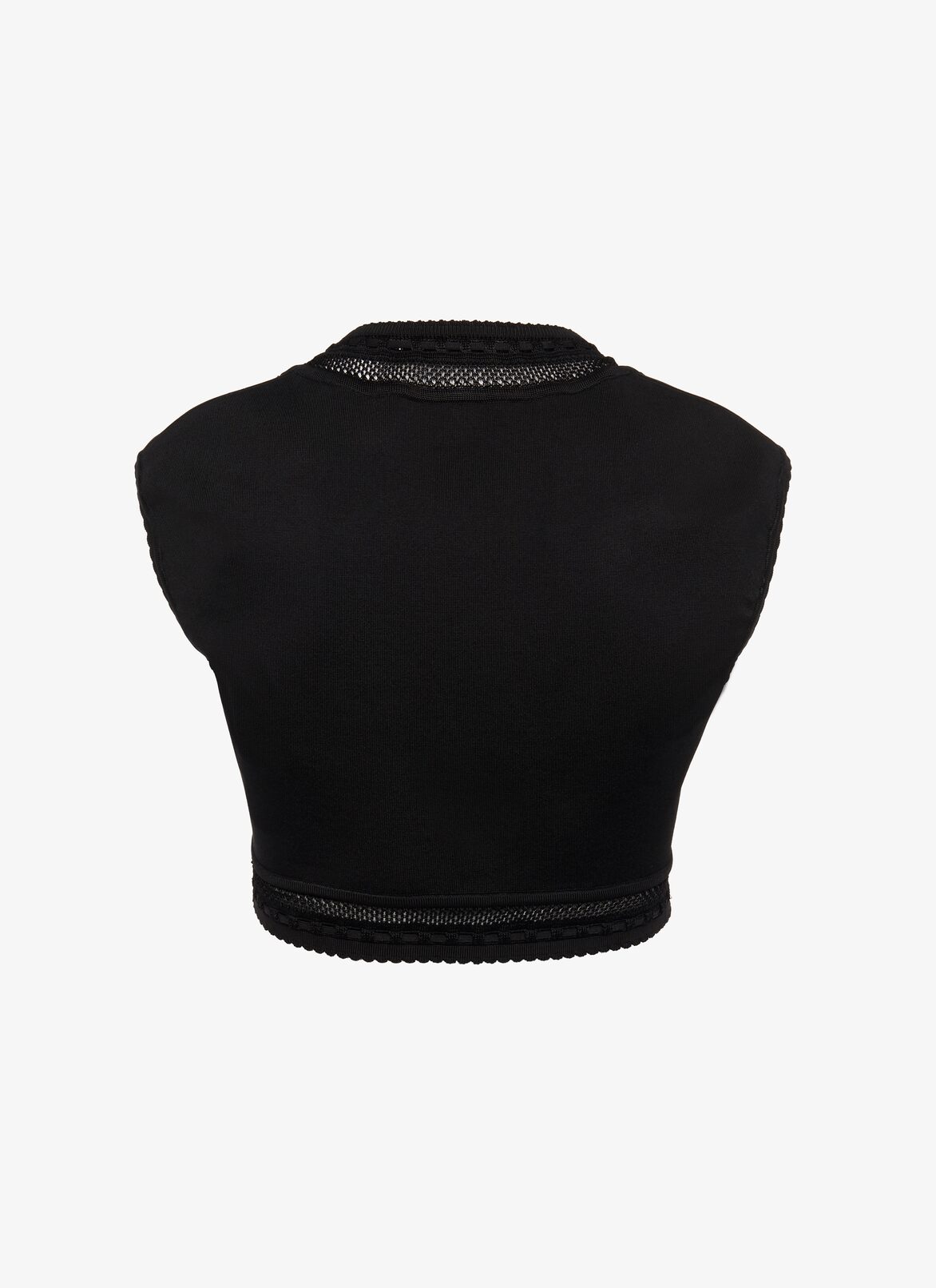EDITION 1993 CROPPED SLEEVELESS TOP ALAÏA BLACK EDITION 1993 CROPPED SLEEVELESS TOP
